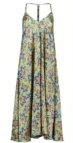 BISHOP +‎ YOUNG SAINT MARTIN HALTER MIDI SATIN FLORAL DRESS Size Small $108 thumbnail 1