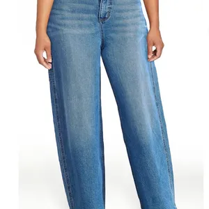 SCOOP Womens Baggy Carpenter Jeans Size 8 Distressed Adjustable Waist New thumbnail 2