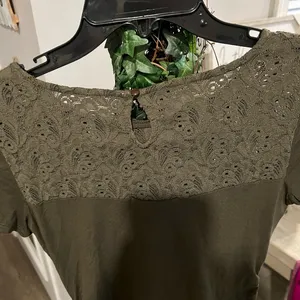 COPY - Women’s Green Motherhood Small Maternity Top thumbnail 3