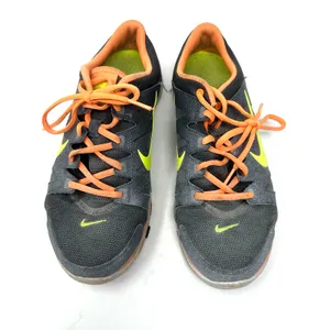 Nike‎ Size 7.5 Sneakers Gray Orange Lace Up Running Hiking Outdoors Gym Sports thumbnail 2
