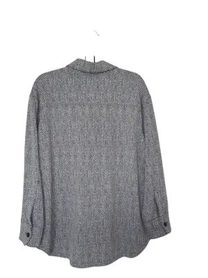 Athleta‎ Women Large Braiden Textured Shirt Jacket Shacket Granolachic Normcore thumbnail 4