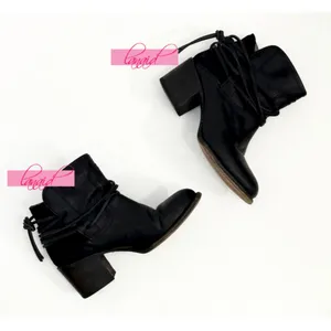 Freebird by Steven Casey Leather Distressed Suede Lace-Up Edgy Short Ankle Boots Booties 8 thumbnail 9