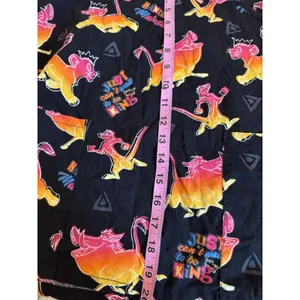 DISNEY Lion King ladies medical Vet Tech Nurse SCRUB shirt top Size Medium thumbnail 7