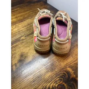 Sperry Tan And Pink Loafers Size‎ 5.5 thumbnail 6