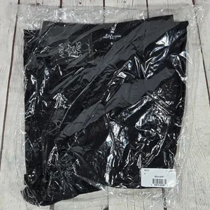 Area Stars Neela Skirt‎ Black Linen Blend Knot Front Slit Midi Skirt Small NEW thumbnail 7
