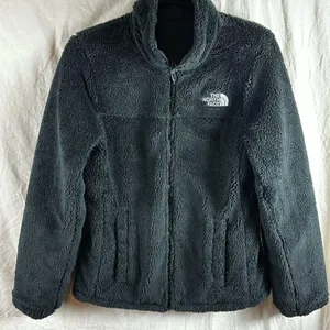The North Face Womens Reversible Coat Full Zip Insulated Jacket Size Medium Blac thumbnail 8
