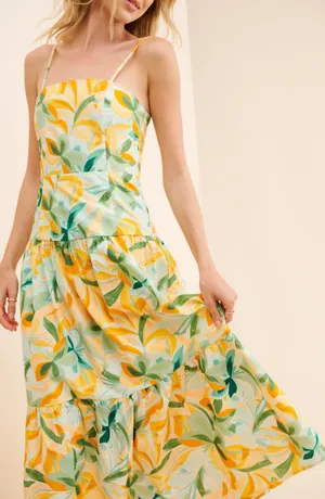 Midi dress Yellow Size XS thumbnail 1