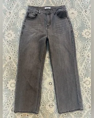 HDLTE Wide Leg Baggy Jeans thumbnail 3