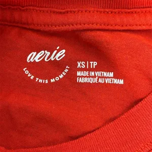 Aerie Women's XS Red‎ "Nice List" Graphic T-Shirt Holiday Casual thumbnail 3