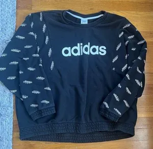 Black adidas pullover 2xl thumbnail 1