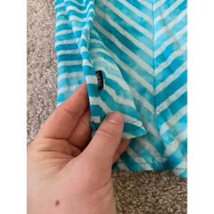 Vans blue pool striped tank crop top size‎ small thumbnail 4