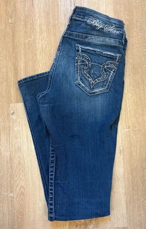 Big Star Women’s Kayla Straight Mid Rise Jeans thumbnail 1