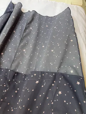 Y2K Buddy Love Gray Star-Print High low Dress thumbnail 6