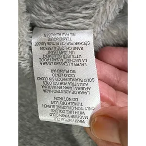 Disney Winnie the Pooh Gray Plush Quarter Zip Fleece Pullover Small Y2K Cozy thumbnail 8