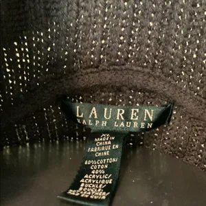 Ralph Lauren Gray Cardigan with Shawl Collar and Side Closure thumbnail 3