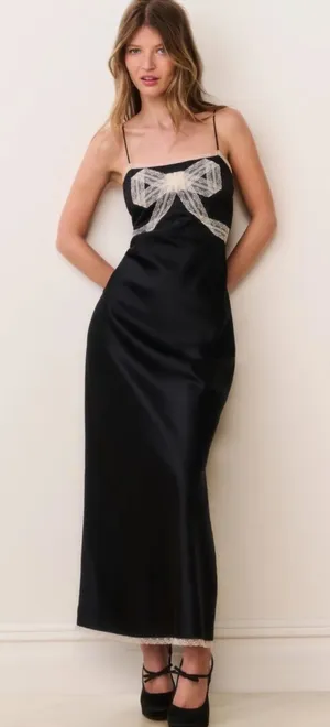 NWT LoveShackFancy Isolie maxi Dress size Large‎ thumbnail 1