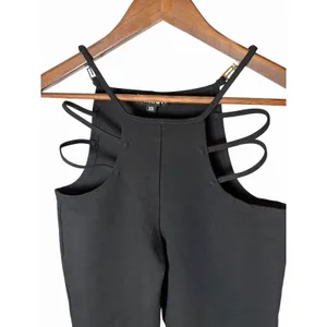 I.AM.GIA Lucid Pants Black Strappy Cutout Flare Y2K Festival XS thumbnail 3