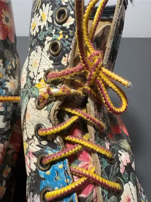 DR. MARTENS 1460 Vintage 90s Floral Boots thumbnail 13