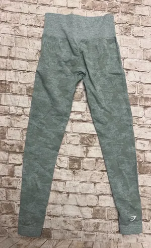 Gymshark Camo Seamless Leggings Sage‎ Green Size X Small Compression Adapt thumbnail 1