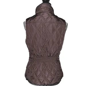 Weatherproof Garment Company Brown Quilted Vest Faux Fur Collar Small‎ thumbnail 3