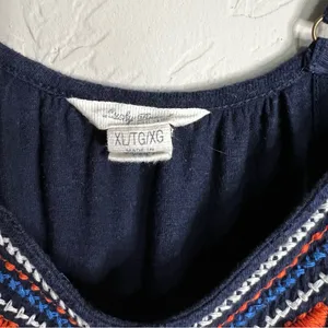 Lucky Brand Bohemian Floral Embroidered Aztec‎ Strappy MIDI Dress thumbnail 6