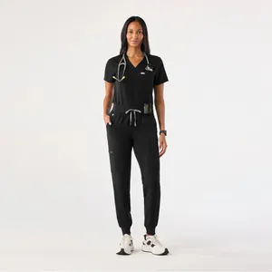 Figs Zamora Jogger Scrub Pants‎ Black Size M/T thumbnail 2