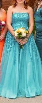 Blue Prom Dress thumbnail 3