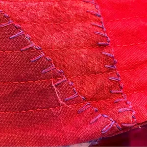Homemade Quilted Patchwork Bohemian Festival Bucket Hat Size Small thumbnail 13