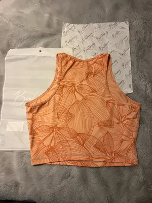 Buffbunny Collection Aurora Crop Top Coral thumbnail 3