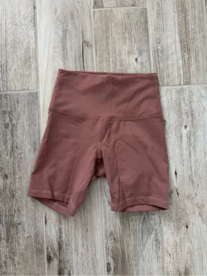 Lululemon Wunder Train High Rise Short 8" Spiced Chai NWOT Size 4 thumbnail 5