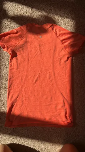 Orange Lululemon Swiftly Tech Short Sleeve thumbnail 2