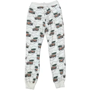 American Eagle XS Christmas Tree Car Jogger Sweatpants‎ Fleece Holiday Lounge thumbnail 2