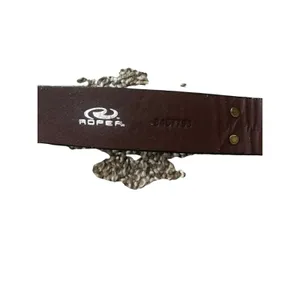 Roper NWOT Women's Size S Bling Studded Cowboy Western Rhinestone‎ Leather Belt thumbnail 5