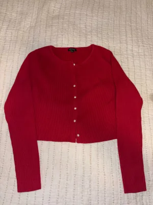 Red Cardigan Size L thumbnail 2