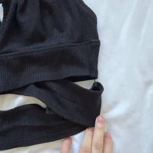 Urban outfitters black halter top thumbnail 3