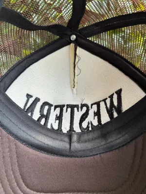 Brown “Western” SnapBack roped on the Brim thumbnail 4