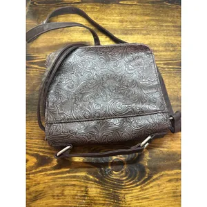 Mossimo Brown Embossed‎ Crossbody Purse thumbnail 3
