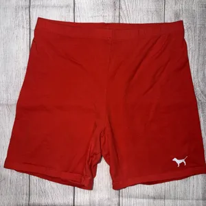 Victoria's Secret PINK Yoga Shorts Red Coral Size Small thumbnail 1