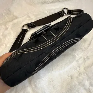 y2k COACH Vintage Black Soho Demi Flap 6280 Shoulder Bag thumbnail 3