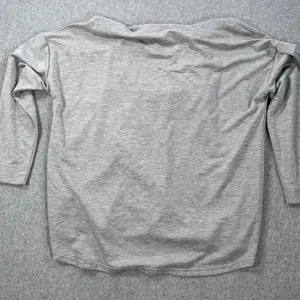 Natori Funnel Neck Lounge Tunic Top Women's Medium Gray Casual Drawstring thumbnail 6