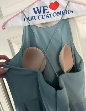 Dessy gown Green Size 10 thumbnail 3