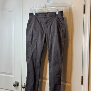 KUHL Women Trekr 14 Gray Hiking Utility Cargo Pants Tapered Leg Outdoor Trousers thumbnail 4