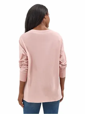 Wrangler Women's Retro Spirit of the West Long Sleeve Tee - Misty Rose M thumbnail 3
