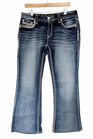 Rock Revival Raizel Easy Boot Cut Jeans Sz 31 thumbnail 1