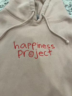 happiness project hoodie Pink Size 2X thumbnail 2