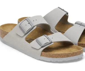 Birkenstock Arizona Birko-Flor Sandals in Stone Coin thumbnail 1