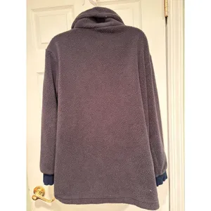 Patagonia Los Gatos Fleece Jacket Womens M Charcoal Gray Full Zip Sherpa 26150 thumbnail 5