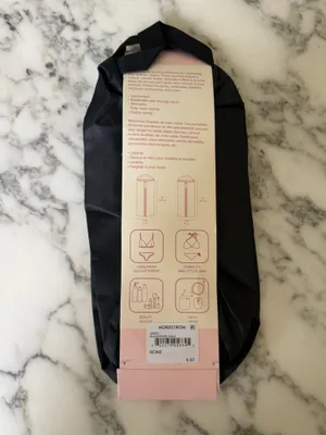 NWT Mine Black Cylindrical Packing Organizer 2-Piece Travel Pouches Rose Gold thumbnail 2