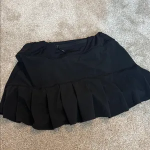 lululemon athletica Classic Black Mini athletic golf tennis Skirt thumbnail 2