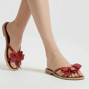 Champion Sundance Sandals Womens Size 37 Slides Leather Boho Chic Beachy Summer Coastal thumbnail 2